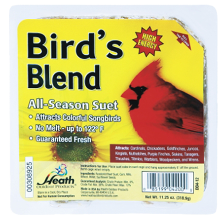 Heath Select Suet Cake Bird's Blend High Energy-Full Case