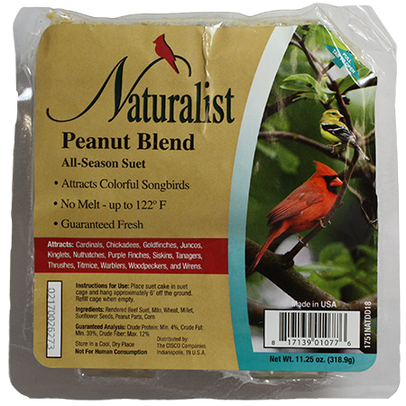 Naturalist Suet Cake Peanut Blend-Full Case